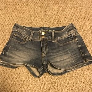 Victoria Secret hipster denim shorts